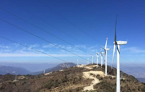 云南華電安寧孝母山風電場