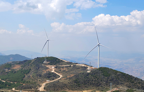 云南玉溪市華寧縣火特風電場
