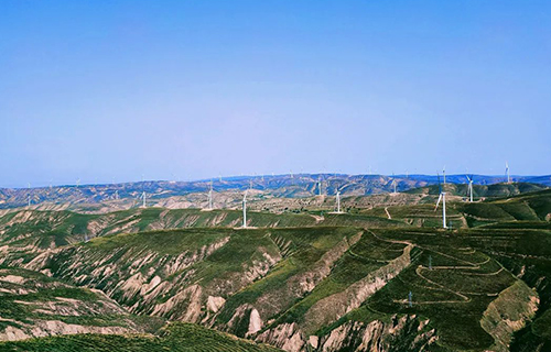 寧夏同心縣張家塬風(fēng)電場